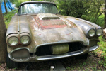 Corvettes on Craigslist: Moss-Covered 1961 Corvette Was Parked for 40 Years
