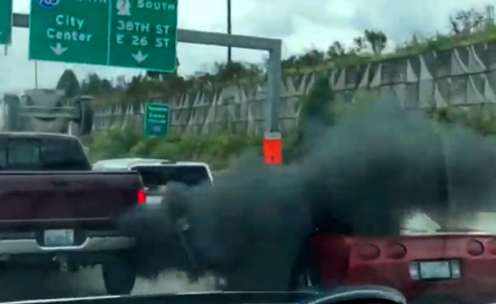[VIDEO] Dodge Ram Driver Exacts 'Road Rage Revenge' on C5 Corvette Driver