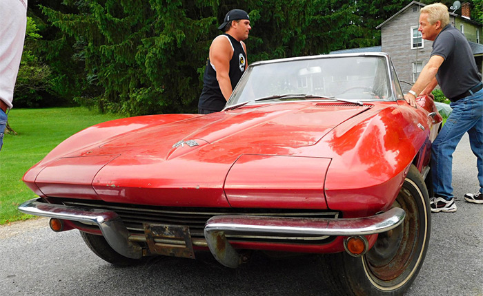 Red 1965 Corvette Formerly Owned by Corvette Hall of Fame's Betty Skelton Discovered in PA