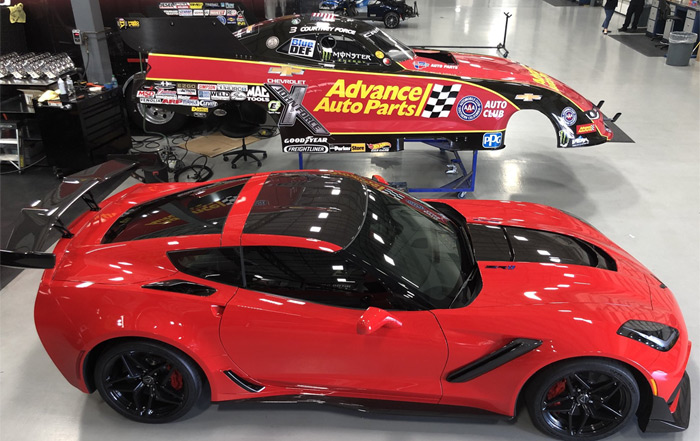 [PICS] NHRA's Courtney Force is a 2019 Corvette ZR1 Owner