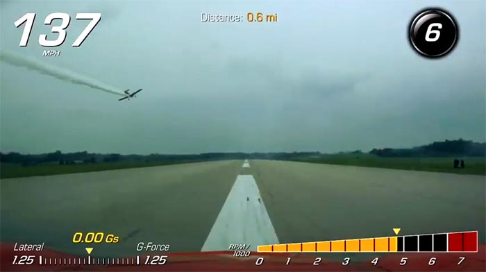 [VIDEO] 2019 Corvette Grand Sport Driver Races an Airplane Down a Mile Long Runway