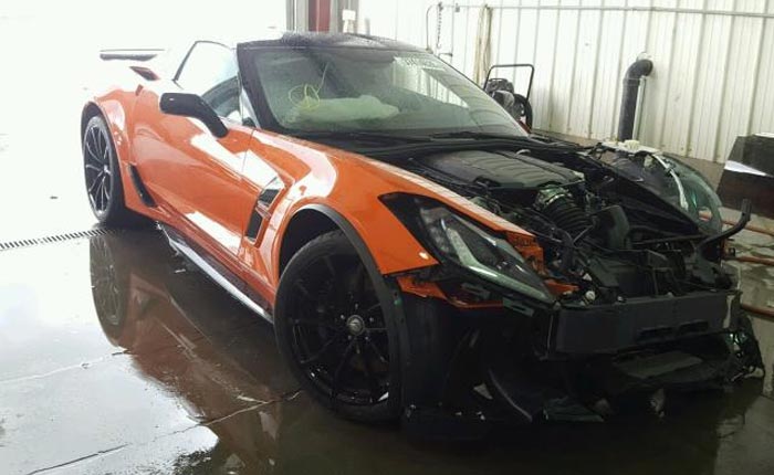 [ACCIDENT] 2019 Corvette Grand Sport Wrecked with Just 15 Miles on Odometer