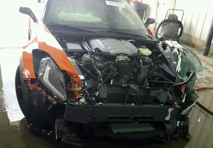[ACCIDENT] 2019 Corvette Grand Sport Wrecked with Just 15 Miles on Odometer