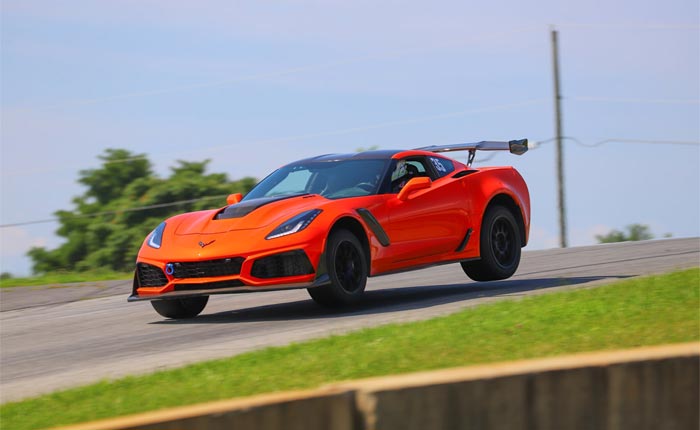 [VIDEO] 2019 Corvette ZR1 Catches Major Air On the Track