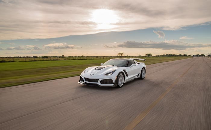 [VIDEO] Hennessey Performance Shows Their Stock 755-hp Corvette ZR1 Going 0-193 MPH