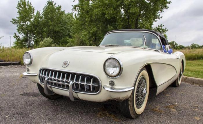 Corvettes on eBay: Barn-Find 1957 Corvette Rescued after 25 years of Storage