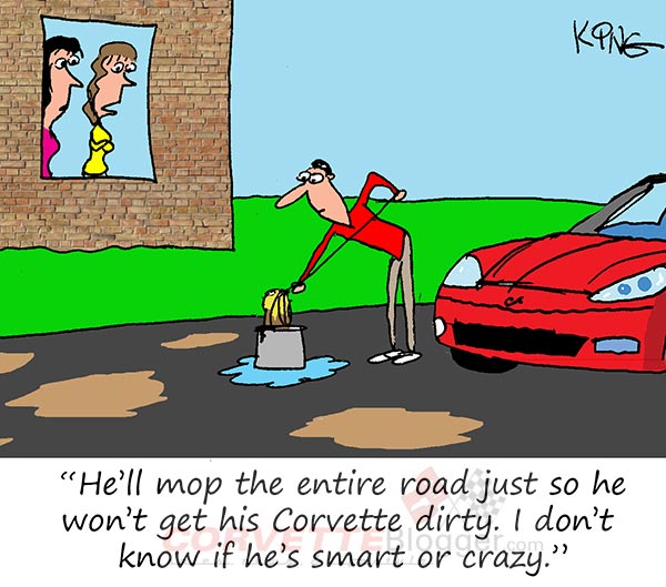 Saturday Morning Corvette Comic: Mopping Up This Town!