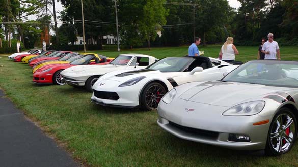 The 2018 Corvettes on Woodward Charity Food Drive