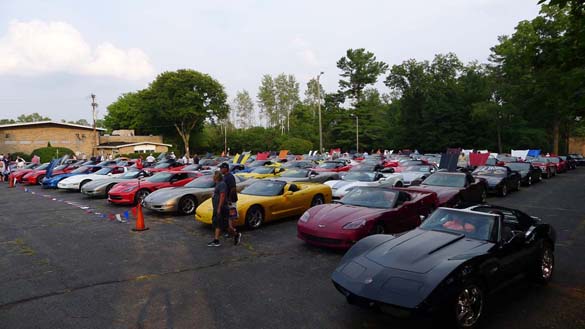 The 2018 Corvettes on Woodward Charity Food Drive