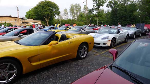 The 2018 Corvettes on Woodward Charity Food Drive