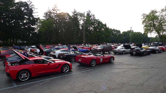 The 2018 Corvettes on Woodward Charity Food Drive