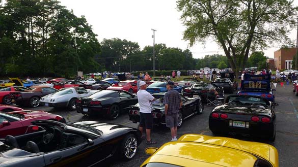 The 2018 Corvettes on Woodward Charity Food Drive