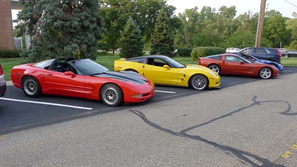 The 2018 Corvettes on Woodward Charity Food Drive