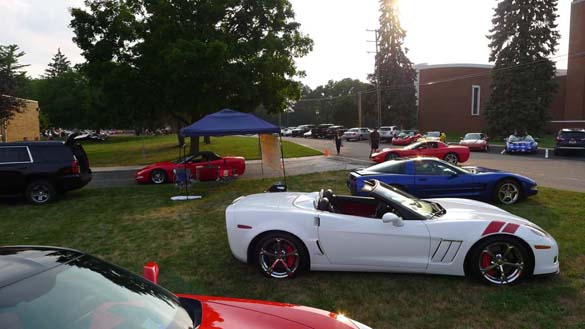 The 2018 Corvettes on Woodward Charity Food Drive