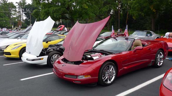 The 2018 Corvettes on Woodward Charity Food Drive