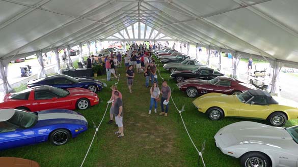 The NCRS Gallery VXVIII at Corvettes at Carlisle
