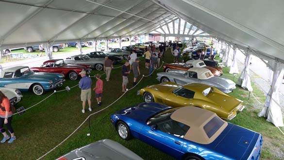 The NCRS Gallery VXVIII at Corvettes at Carlisle