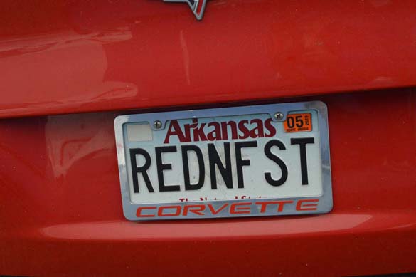 The Vanity Plates from Corvette Funfest 2018