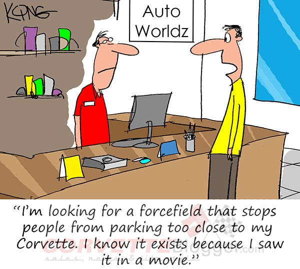 Saturday Morning Corvette Comic: If Only Such a Security System Existed
