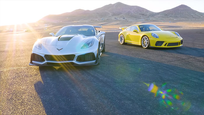 [VIDEO] Edmunds Reviews 2019 Corvette ZR1 vs Porsche 911 GT3