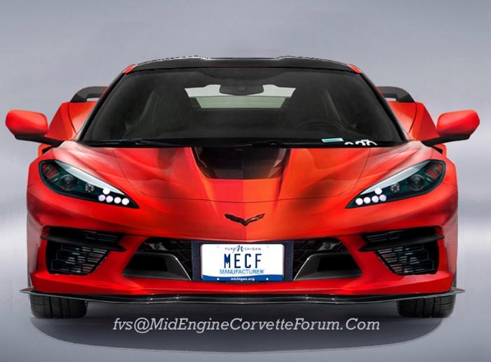 [PICS] C8 Mid-Engine Corvette ZORA Rendered With Front License Plate