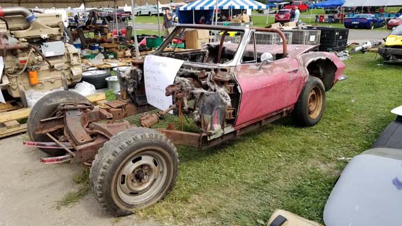 The Barn Finds and Project Cars of Corvettes at Carlisle