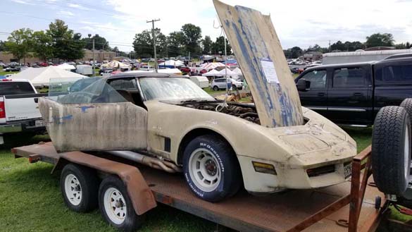 The Barn Finds and Project Cars of Corvettes at Carlisle