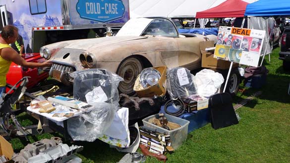 The Barn Finds and Project Cars of Corvettes at Carlisle