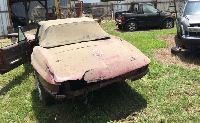 Corvettes on eBay: True 1967 Corvette Barn Find in Georgia
