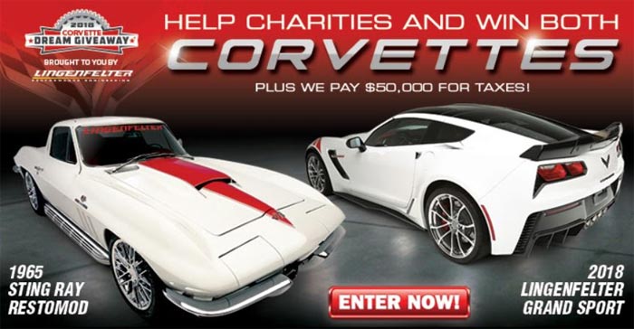 Get Double Tickets to Win the Vettes at the Corvette Dream Giveaway