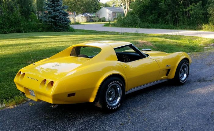 [STOLEN] Illinois Car Thieves Chop Down a Tree To Steal a Yellow 1974 Corvette