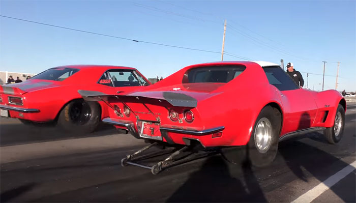 [VIDEO] Corvette vs Camaro on the Streets of Wagoner, Oklahoma