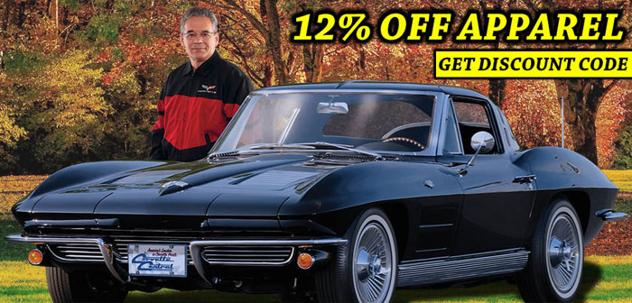 Save 12 Percent on Corvette Apparel at Corvette Central