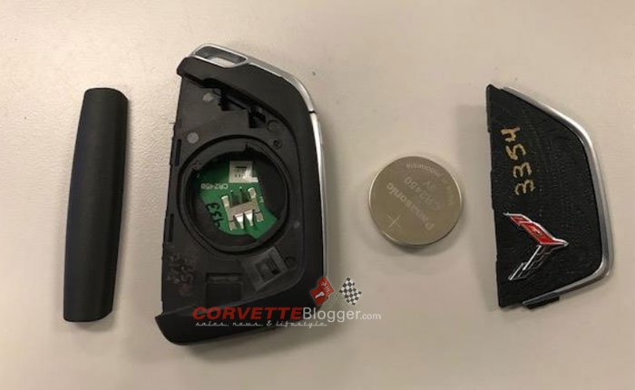 [SPIED] 2020 Mid-Engine Corvette Keyfob and C8 Logo from FCC Filing