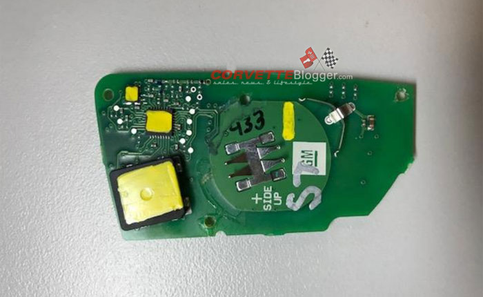 [SPIED] 2020 Mid-Engine Corvette Keyfob and C8 Logo from FCC Filing
