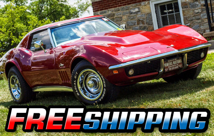 Free Shipping on Orders of $49 or More from Corvette America