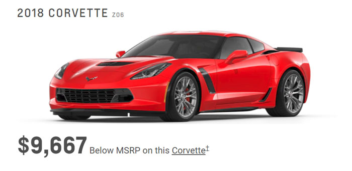 Chevrolet Offering Employee Discount Pricing on 2018 Corvettes