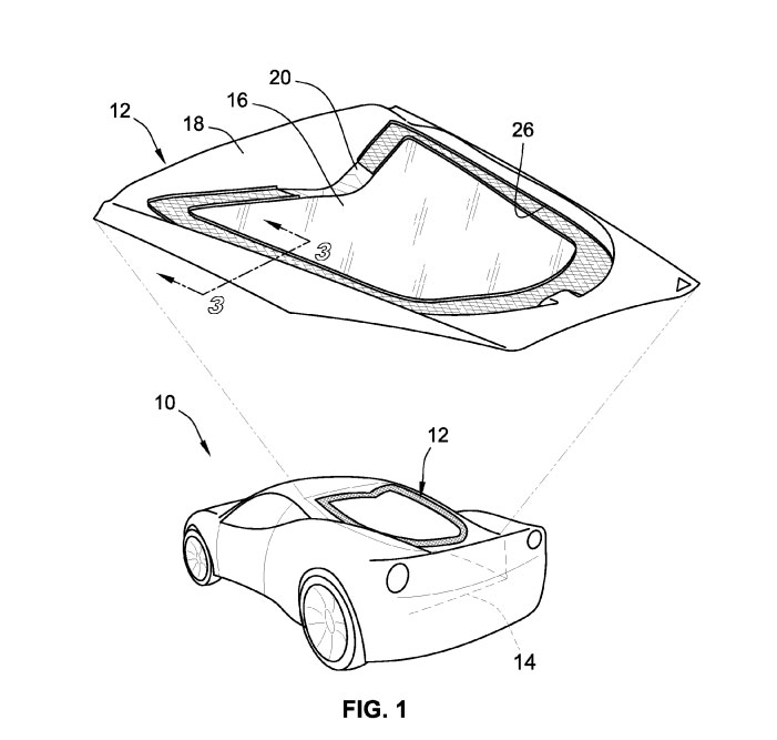 Patent Application Details C8 Corvette's Engine Compartment Cooling Vents