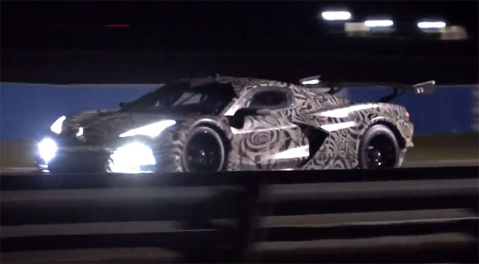 [VIDEO] Corvette C8.R Night Testing at Sebring