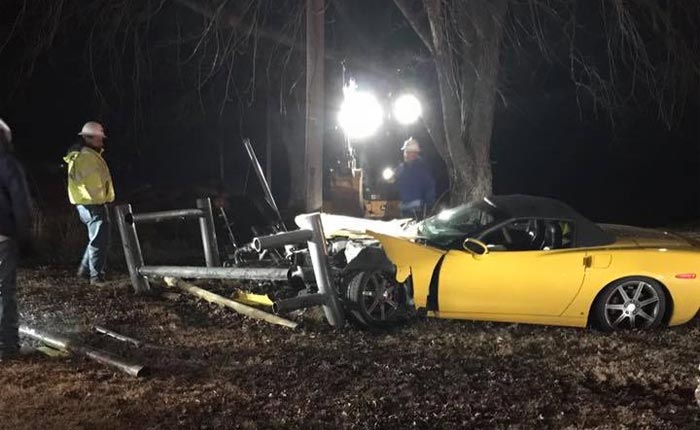 [ACCIDENT] Driver Flees After Crashing a 2009 Corvette into a Gas Main in Kentucky