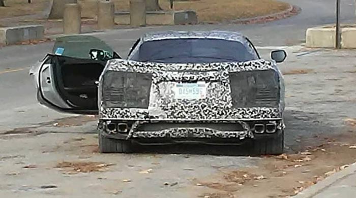 [SPIED] Nearly Naked C8 Corvette Spotted This Week in Michigan