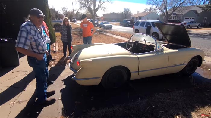 This 1955 Corvette Sees Daylight after Being Parked for 40 Years 