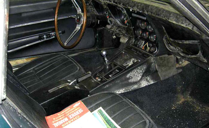 Corvettes on Craigslist: Barn Find 1968 Corvette Convertible with 427/390 V8