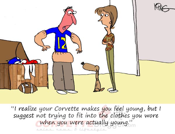 Saturday Morning Corvette Comic: Corvette Driver Makes a Restoration Resolution