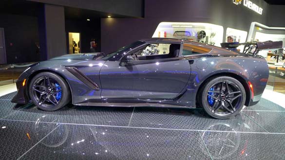The 2019 Corvette ZR1 at the North American International Auto Show