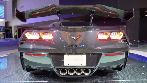 The 2019 Corvette ZR1 at the North American International Auto Show