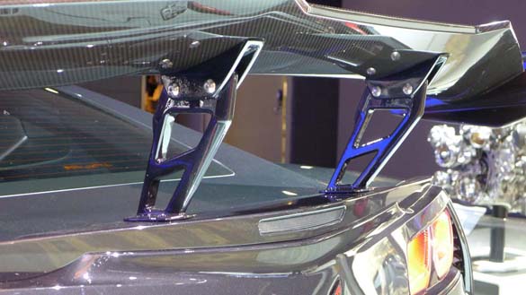 The 2019 Corvette ZR1 at the North American International Auto Show