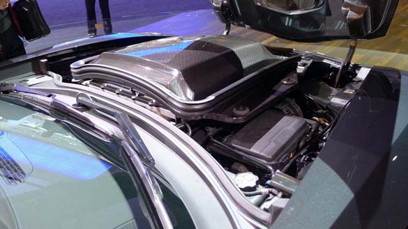 The 2019 Corvette ZR1 at the North American International Auto Show