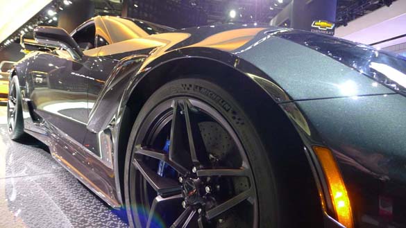 The 2019 Corvette ZR1 at the North American International Auto Show