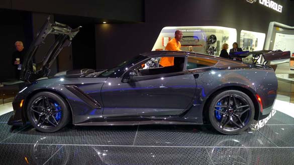 The 2019 Corvette ZR1 at the North American International Auto Show